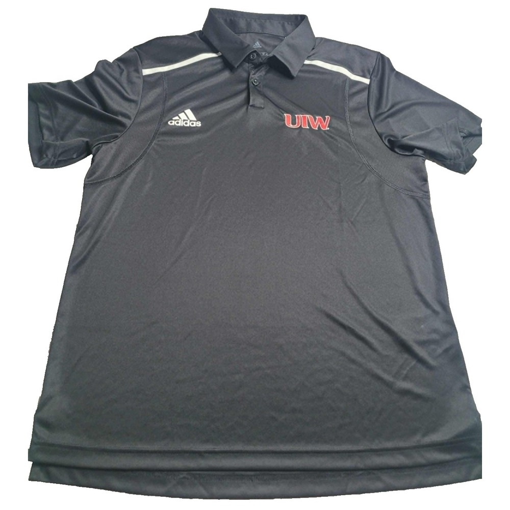 Adidas Incarnate Word Cardinals Black Short Sleeve Polo Shirt Men's Large